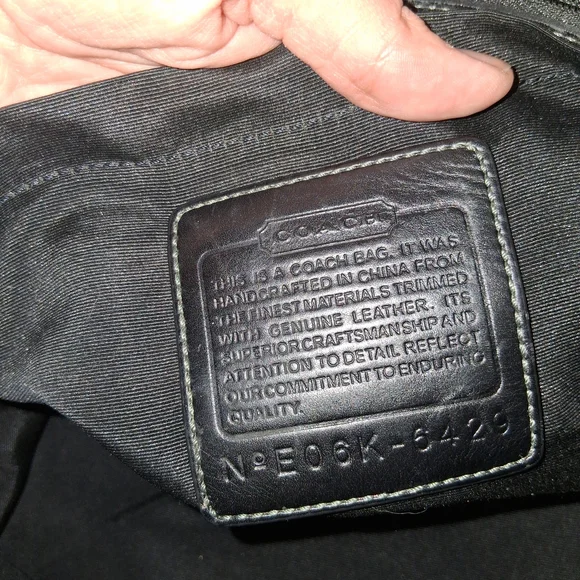 Coach Black and Gray 06' Baby Bag with Signature Monogram - Picture 11 of 16